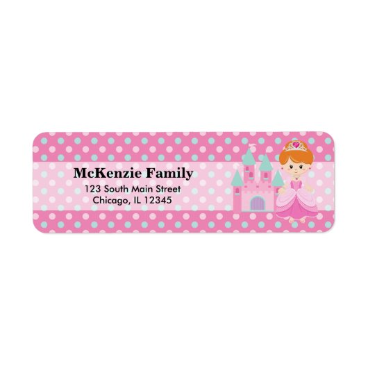 プリンセス&キャッスル ラベル (正面)