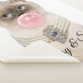 プリンセス·キャッ吹ト·バブル·ガム シェルパブランケット (3/4)