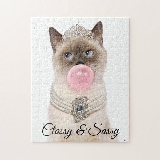 プリンセス·キャッ吹ト·バブル·ガム ジグソーパズル (縦)