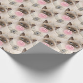 プリンセス·キャッ吹ト·バブル·ガム ラッピングペーパー (角)