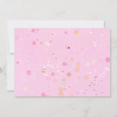 プリンセス クラウン ピンク フォト サンクス カード (裏面)