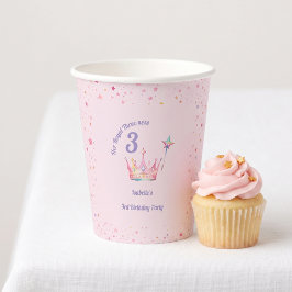 プリンセス クラウン 3歳の誕生日 ロイヤル サリネス 紙コップ