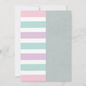 プリンセス&ゲーミングジョーボーイガール誕生日招待状 招待状 (裏面)