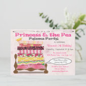 プリンセス&ザピーパジャマバースデーパーティー 招待状 (スタンド正面)