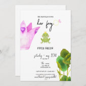 プリンセス&ザフロッグ – カラー – ブライダルシャワー招待状 招待状 (正面/裏面)