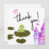 プリンセス + ザ・フロッグ - カラー - カップル 感謝カード (正面/裏面)