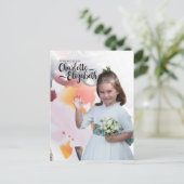 プリンセス・シャーロット・エリザベス 7歳誕生日ポストカード ポストカード (スタンド正面)