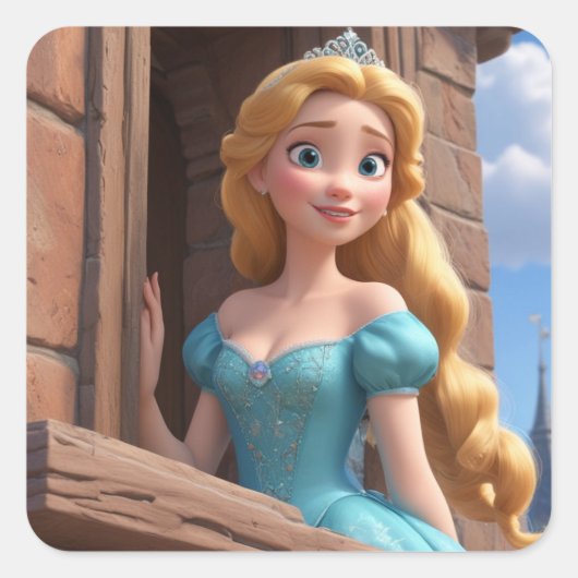 プリンセス スクエアシール (正面)