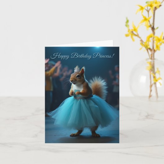 プリンセス・スクワレル カード (黄色い花)