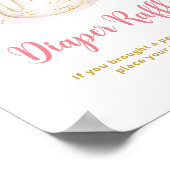 プリンセス スワン おむつくじ ポスター (角)