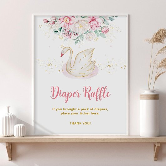 プリンセス スワン おむつくじ ポスター