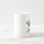 "プリンセス"ティアラデザイン ボーンチャイナマグカップ (正面)