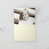 プリンセス ティアラ 感謝カード (水色) (内部)