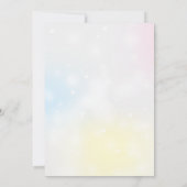 プリンセス ティーパーティー 誕生日パーティー 招待状 (裏面)