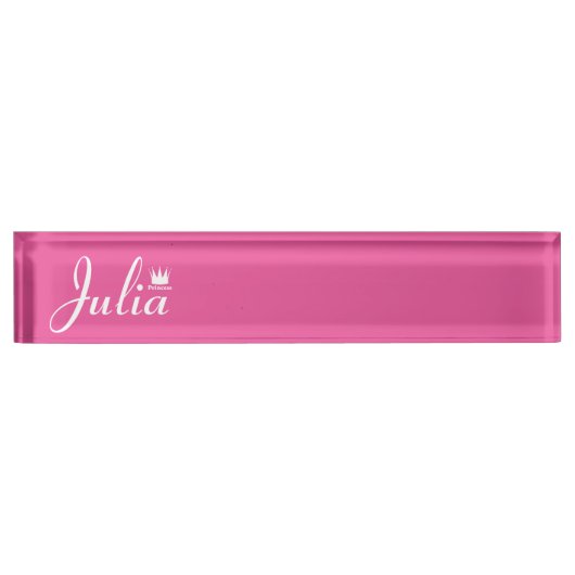 プリンセス デスクネームプレート (正面)