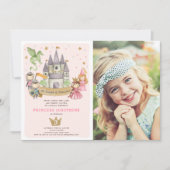 プリンセス&ナイツガール誕生日招待状 招待状 (正面)