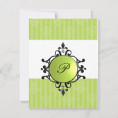 プリンセス ネーム フィリグリー 招待状 (裏面)