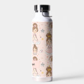 プリンセス&ハートソフトパステルズキッズ ウォーターボトル (左面)