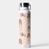 プリンセス&ハートソフトパステルズキッズ ウォーターボトル (背面)