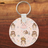 プリンセス&ハートソフトパステルズキッズ キーホルダー (裏面)