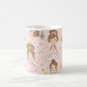 プリンセス&ハートソフトパステルズキッズ コーヒーマグカップ (中央)