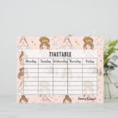 プリンセス&ハートソフトパステルズスクールタイムテーブル (スタンド正面)