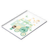 プリンセス、パーソナライズ名 ノートブック (左側)