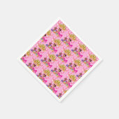 プリンセス(ピンク) スタンダードカクテルナプキン (角)