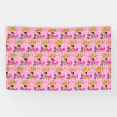 プリンセス（ピンク） 横断幕 (横)