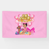 プリンセス(ピンク) 横断幕 (横)