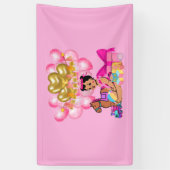 プリンセス(ピンク) 横断幕 (縦)