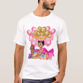 プリンセス（ピンク） Tシャツ (正面)