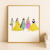 プリンセス, ファッション スケッチ, ポスター