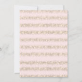 プリンセス・フェアリーテイル・キャッスル・うさぎベイビーガール・シャワー 招待状 (裏面)