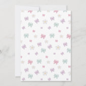 プリンセス フォーエバー ご招待状. 永遠のプリンセス & ユニコーン 招待状 (裏面)