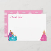 プリンセス-フラットカードありがとう サンキューカード (正面/裏面)
