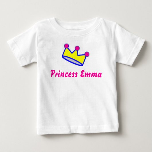 プリンセス ベビーTシャツ (正面)