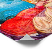 プリンセス&ホワイトピーコック作成魔法 ポスター (角)