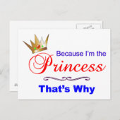 プリンセス ポストカード (正面/裏面)