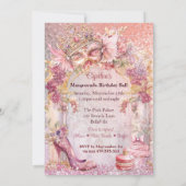 プリンセス・マスカレード・フェアリーテイル・バースデーパーティー 招待状 (裏面)