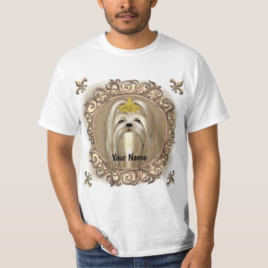 プリンセス マルチーズ ドッグ Tシャツ (正面)
