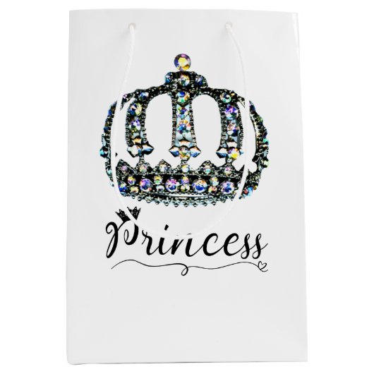 "プリンセス" ミディアムペーパーバッグ (正面)