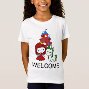 プリンセス、ユニコーン、ようこそおもしろい Tシャツ