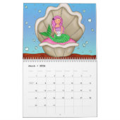 プリンセス、ユニコーン&メルメイド2025カレンダー カレンダー (3月 2026)