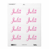 プリンセス ラベル (フルシート)