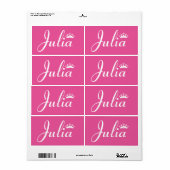 プリンセス ラベル (フルシート)