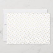 プリンセス ロイヤル ゴールド グリッター バースデー マジック ユニコーン 招待状 (裏面)