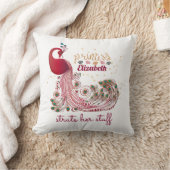 プリンセス（名前）ピーコックStruts彼女の物 – シャワー クッション (ブランケット)