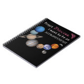 プリンセス-天体物理学者--を忘れて下さい ノートブック (左側)