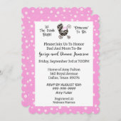 「プリンセス」招待状がスタート!お祝いの資金を集めましょう 招待状 (正面/裏面)